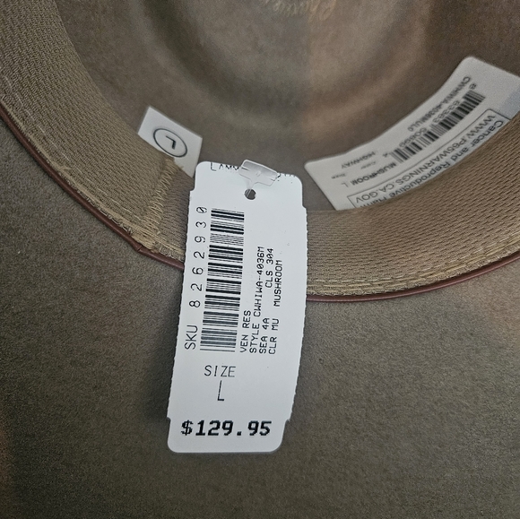 Customized Charlie 1 Horse Beige Hat - Picture 5 of 5